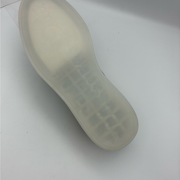 NWT. Massimo Dutti Blue Azul Split Suede Loafers with Trim, logo on the insole. main image 5